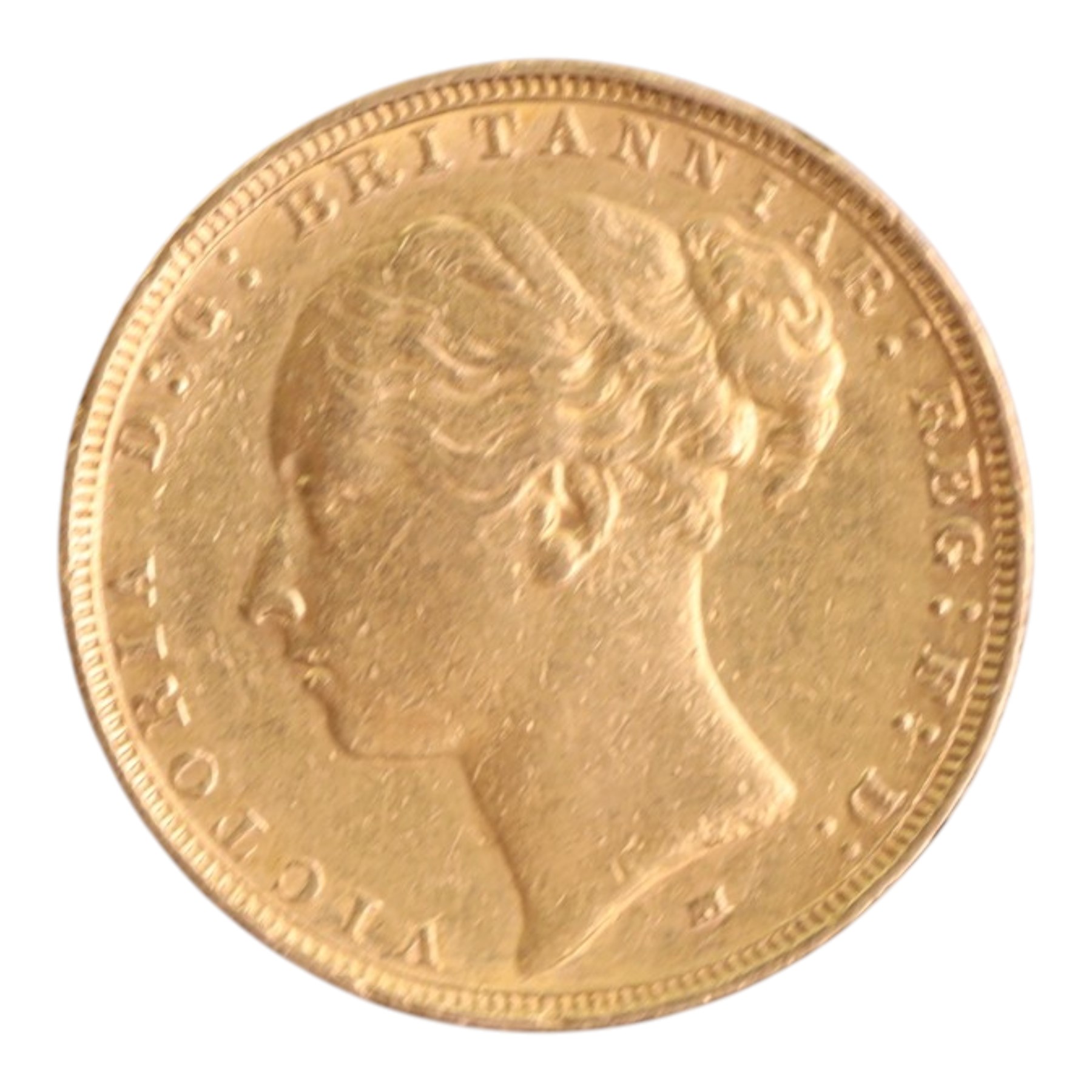 Queen Victoria 1883 gold full sovereign coin