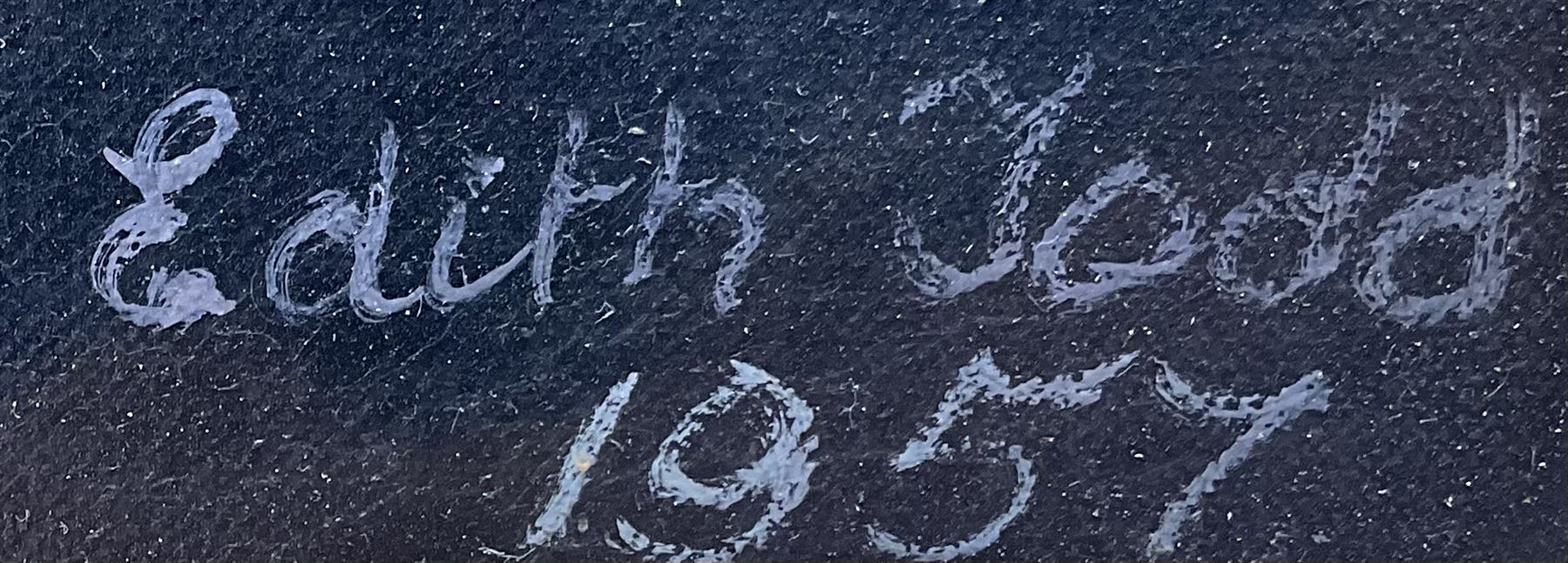 Edith Todd (British 1894-1973): Still Life of Apples, oil on canvas signed and dated 1957, 39cm x 49cm