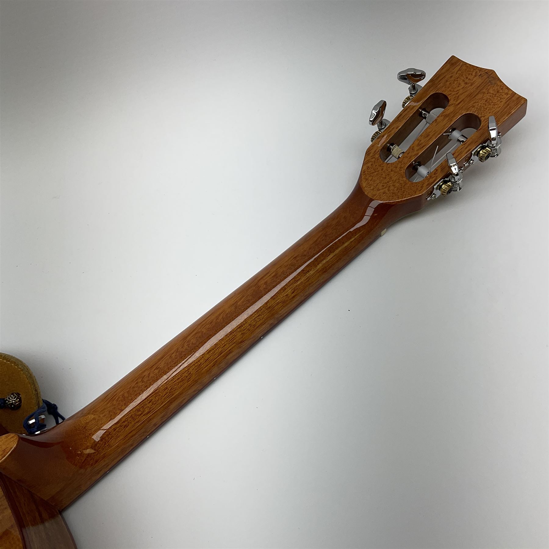 Modern Kala ukulele with acacia back and sides, spruce top and mahogany neck with slotted headstock No. KA-ABP-CTG 1801 L76cm in Tanglewood carrying case; and PG-05 Portable 5W Guitar Amplifier (Battery), boxed (2)