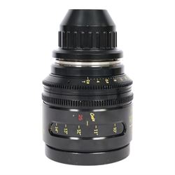 Cooke Mini S4/i 25mm T2.8 prime lens with PL mount, serial no. 8025-0714, with front and back lens caps