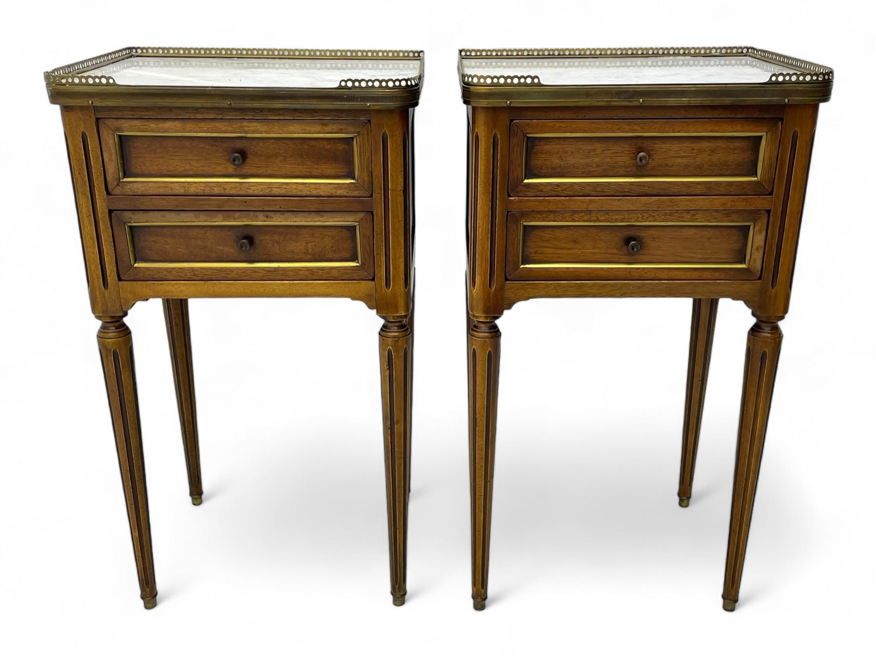 Pair of French Andirons Having White Metal Panels with Applied Decoration Pair of French Andirons Having White Metal Panels with Applied Decoration
