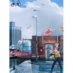 Gary Saunt (British Contemporary): 'Hull Dreams', set of four prints signed in pen 39cm x 29cm (three framed) (one unframed) (4)