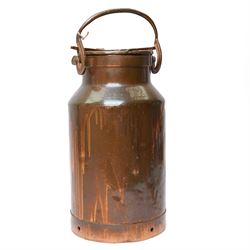 Copper milk churn H54cm