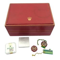 Rolex Oysterdate Precision gold-plated gentleman's wristwatch, model No. 6694, serial No. 616468, on original strap, boxed