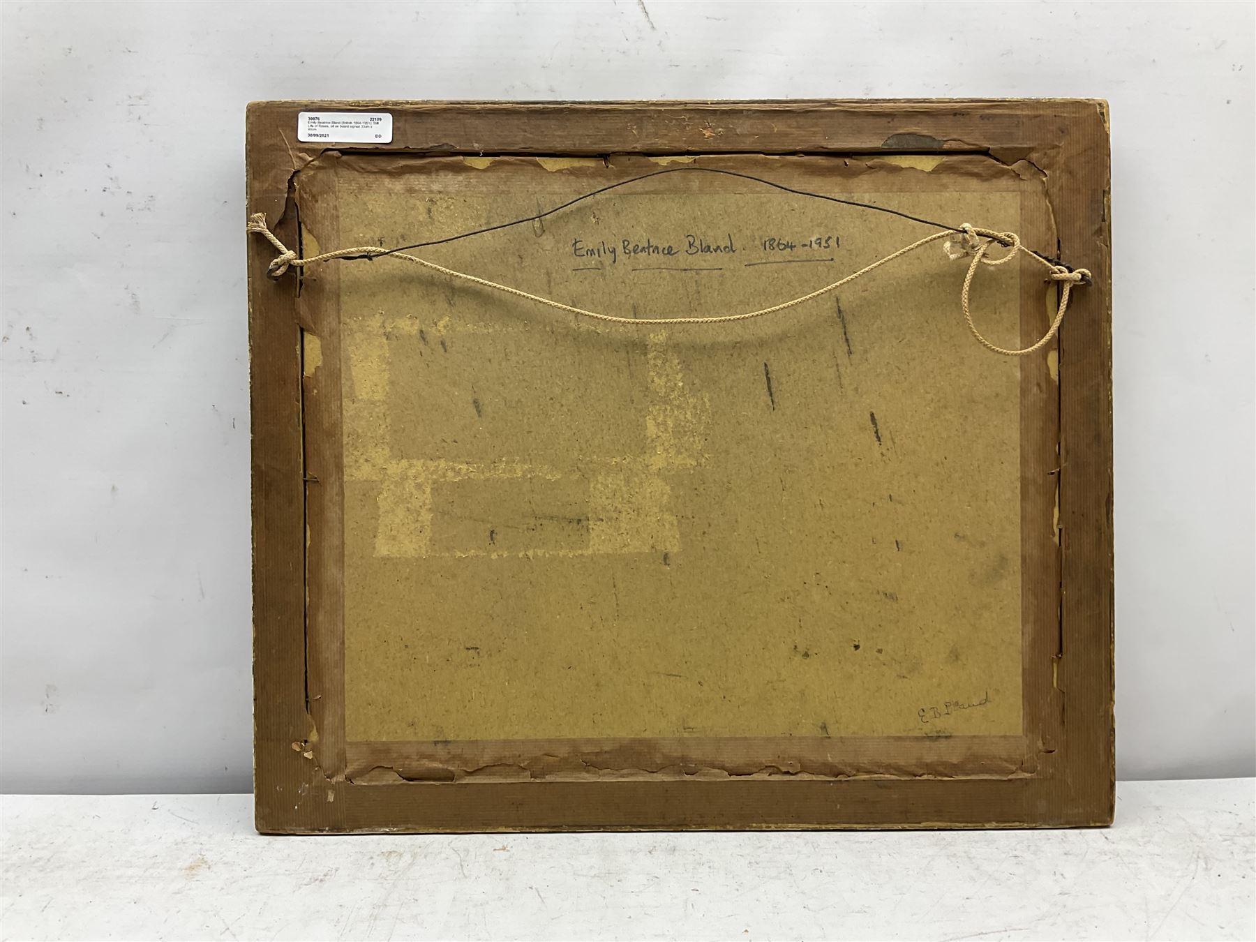 Emily Beatrice Bland (British 1864-1951): Still Life of Roses, oil on board signed 33cm x 40cm 