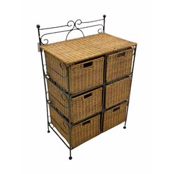 Wirework basket chest 
