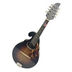 American Sterling T.B.C. Chicago eight-string mandolin with sunburst finish; bears maker's label; L63cm