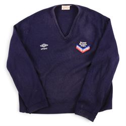 Barry Seabourne - 1970s/80s Leeds Rugby League blazer and tie, gifted to the vendor by Barry in the 1980s, together with an Umbro 1984 Great Britain Rugby Jumper given to the vendor by the team at his final training session at Headingley