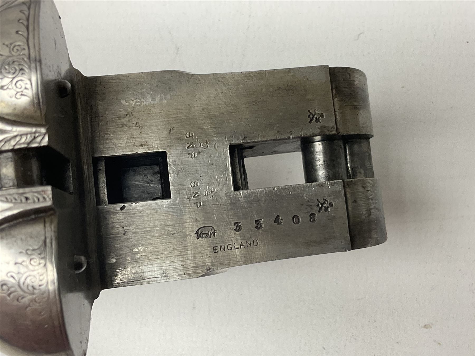 W.W. Greener 12-bore side-by-side double barrel non-ejector shotgun, with 76cm barrels, side safety, engraved lock, figured walnut stock with chequered grip and fore-end, no.33408, 120.5cm overall; in fitted canvas covered case with tools and accessories including .22 12-bore dog training device. SHOTGUN CERTIFICATE REQUIRED.