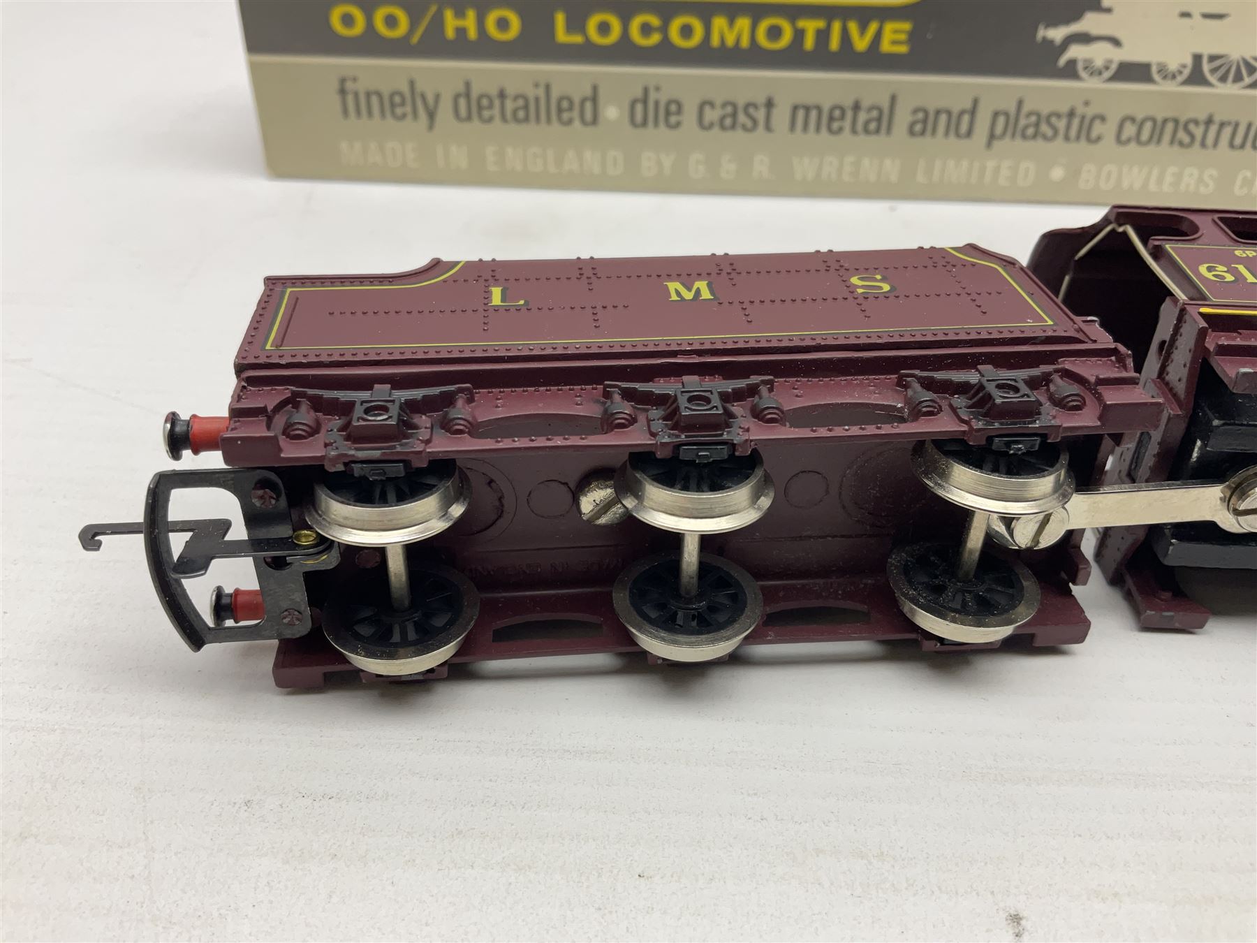 Wrenn '00' gauge - Class 6P (Royal Scot) 4-6-0 locomotive 'Royal Scot' No.6100 in LMS Maroon; smoke deflectors present but not fitted; boxed with instructions.