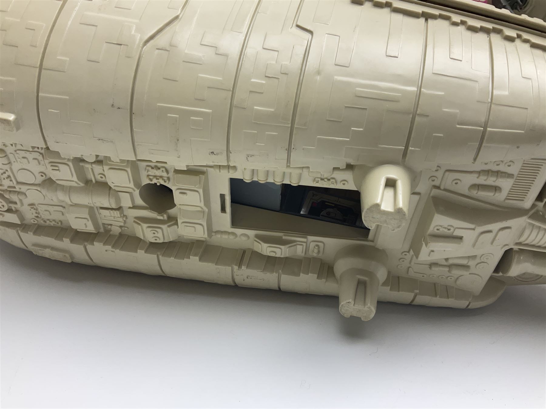 Star Wars - vintage vehicles comprising Rebel Armoured Snowspeeder and Tri-pod Laser Cannon; both boxed; Rebel Transport with 3 3/4