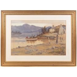 Walter Williams (British 1834-1906): 'Near Conway', watercolour signed titled and dated '56, 37cm x 58cm  