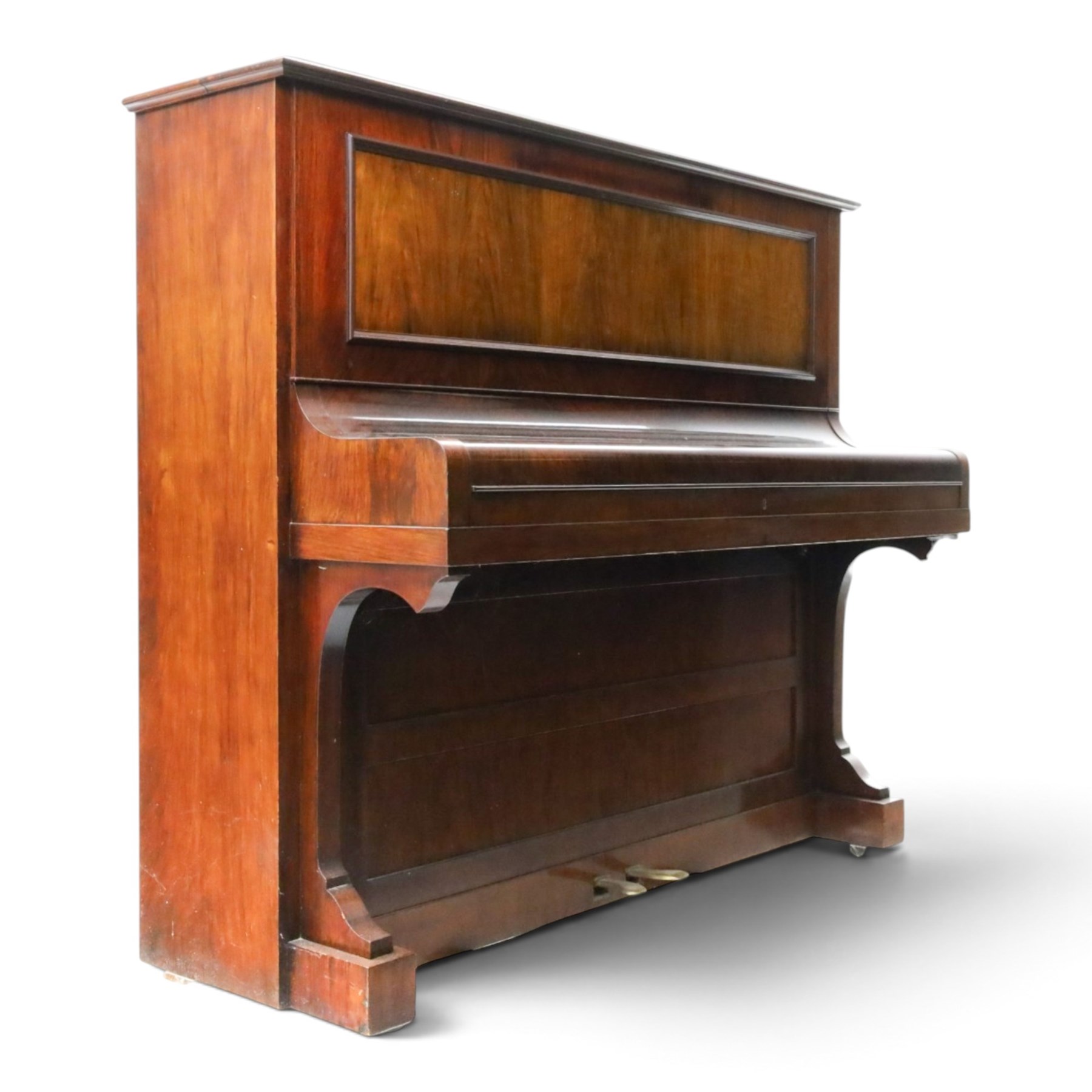 Edwardian C. Bechstein mahogany cased upright piano, with ivory keys and two pedals, serial no. 56533, H125cm, W146cm
This item has been registered for sale under Section 10 of the APHA Ivory Act