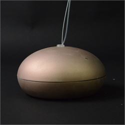 Moooi - Heracleum III ceiling light, branching metal armature in a bronze metallic finish, radiating asymmetrical arms fitted with numerous integrated LED light points, each terminating in a frosted polycarbonate lens, suspended from a central stem and ceiling rose