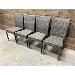 Rattan House - sixteen rattan garden chairs