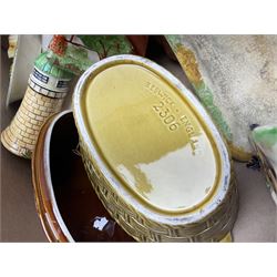 Teacups and saucers, including examples by Royal Worcester, Paragon and Shelley, together with a collection of other ceramics and collectables, in three boxes