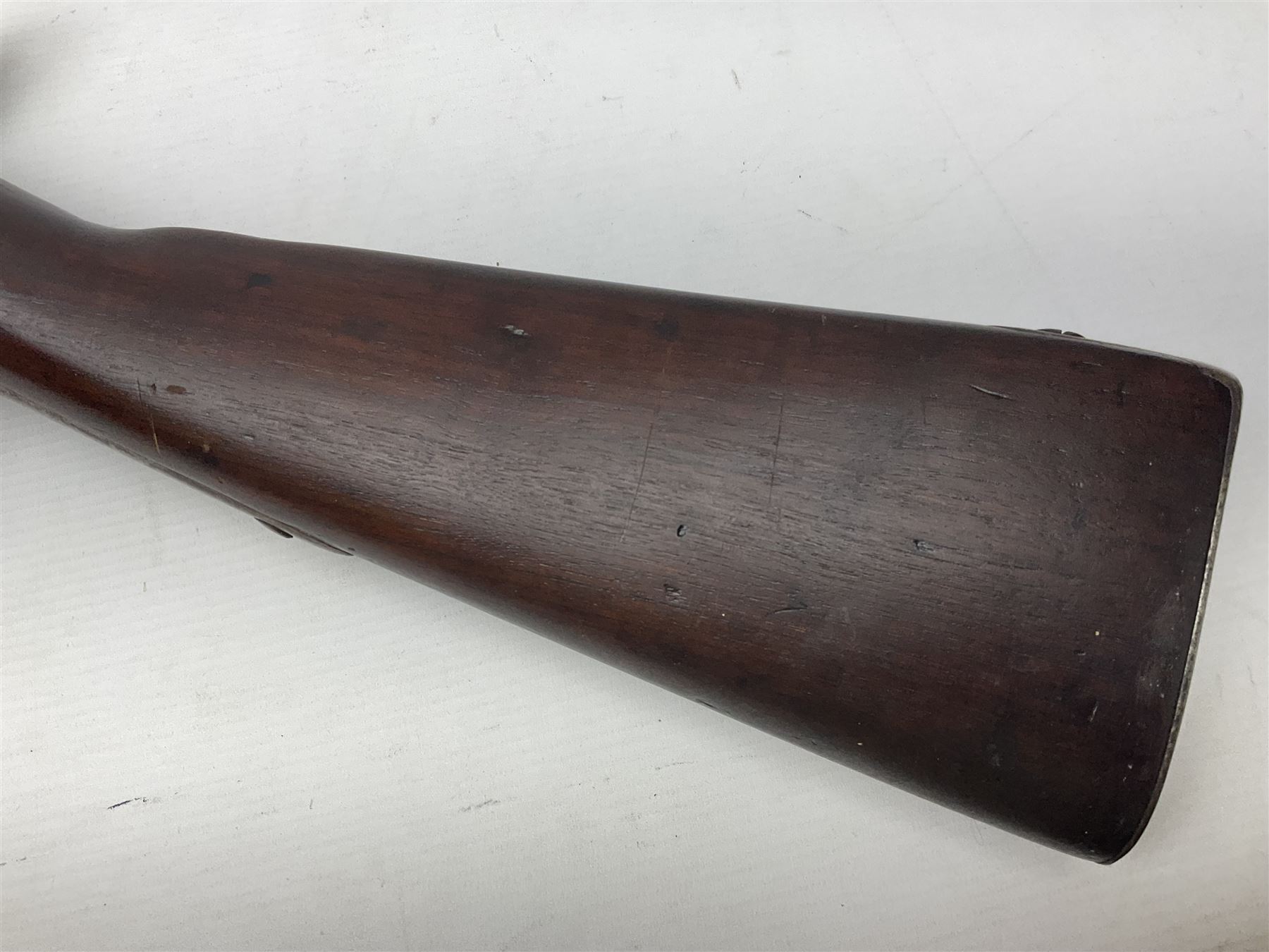 Early 19th century M.T. Wickham of Philadelphia flintlock musket, approximately .700 cal., the 104cm(41