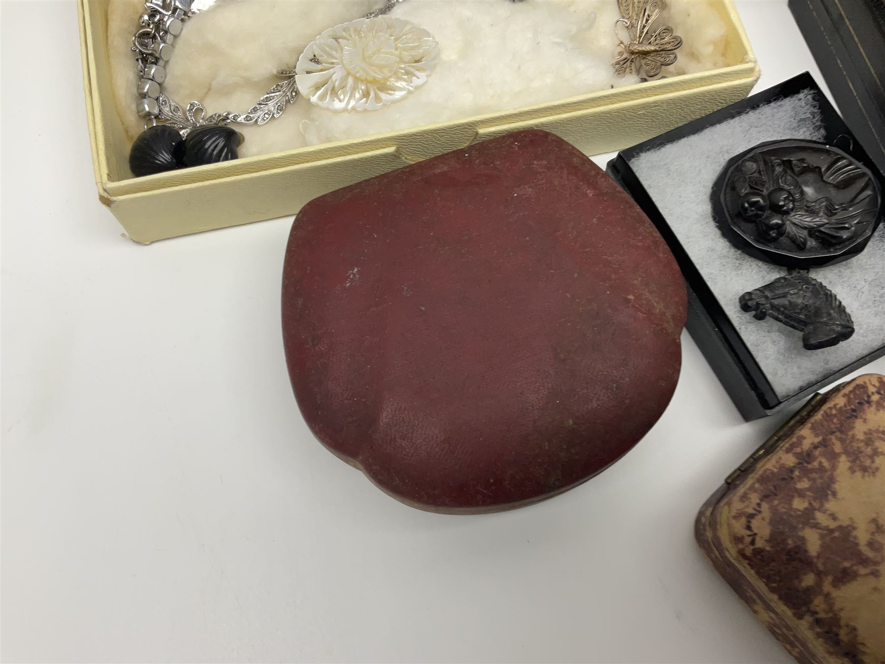 Silver jewellery including St Johns Ambulance medal, tiger's eye necklace, identity bracelet, etc, together with Festival of Britain powder compact, Ippag dice lighter, Win International lighter, Victorian and later costume jewellery and wristwatches