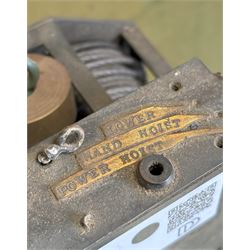 Quality scratch built scale model of an industrial winch, hand cranked. L20cm.  - COLLECTION BY APPOINTMENT FROM: The White House, Thirsk Road, Easingwold, York, YO61 3NF - CALL 01723 507111 TO ARRANGE