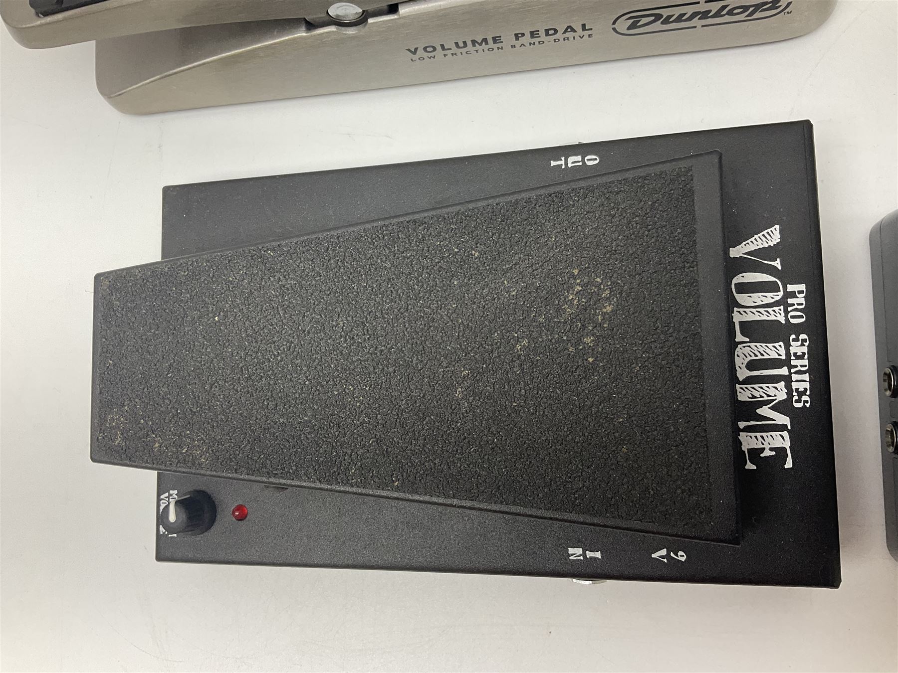 Dunlop Volume Pedal, Morley Pro Series Volume pedal, Behringer TU300 Chromatic Tuner, Sealey Digital multimeter etc; in Antler carrying case