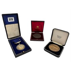 Silver perfect attendance medal for Hull Education Committee, bronze medallion for Hull Yo...