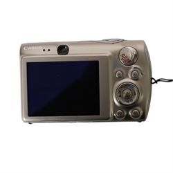 Six Canon compact digital cameras, comprising Ixus L-1, Ixus 850 IS, Ixus Z90, Ixus 960 IS, Powershot A1200 and Powershot A540, three with boxes