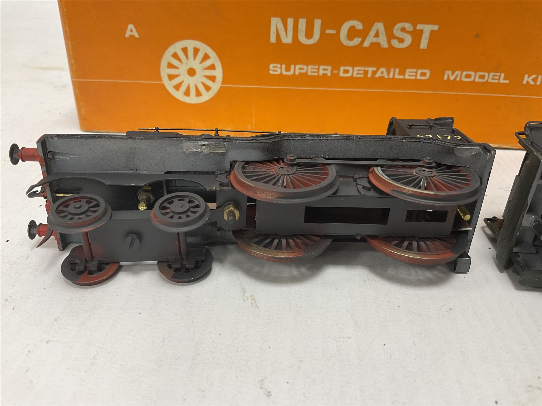 ‘00’ gauge - two kit built steam locomotive and tenders comprising Class K2 2-6-0 no.61763 finished in BR black with Nu-Cast box; Class D2 4-4-0 no.62172 finished in BR black (2) 