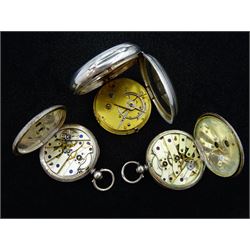 Victorian silver open face key wound pocket watch Wrist Pocket