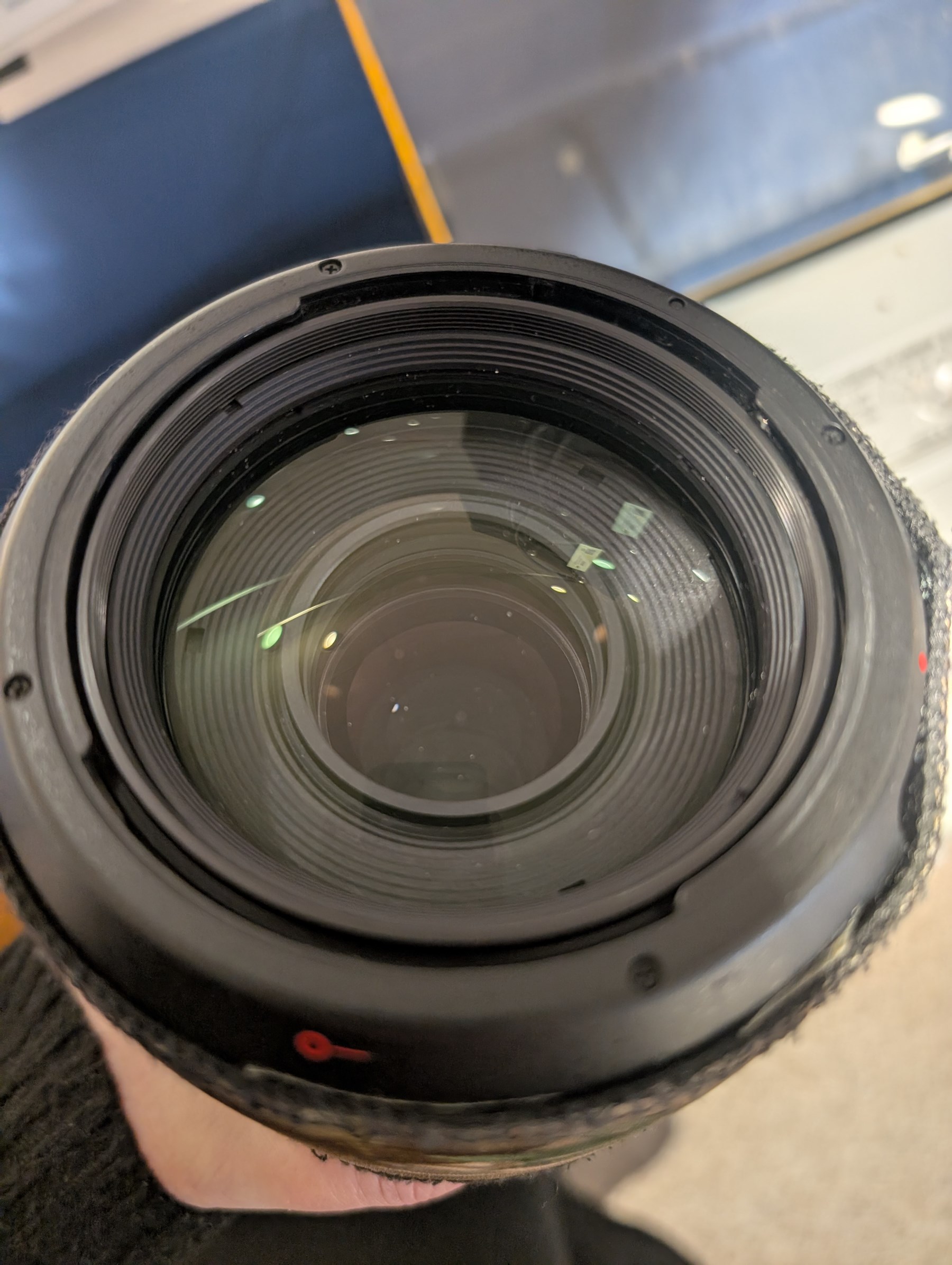 Canon EF 100-400mm f/4.5-5.6L Image Stabilising Ultrasonic camera lens serial no. 4710001538, with camouflage cover and lens case, boxed with instructions
