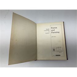 Veterinary fleams and other tools together with various veterinary books, including Hewthorn's Veterinary Guide, Farms and Farming - Vince, Veterinary Practice at Home, etc., and a collection of folding pocket knives, pen knives, hunting knife, etc.