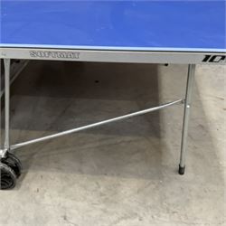 Cornilleau 100S crossover table tennis table, folding with cover