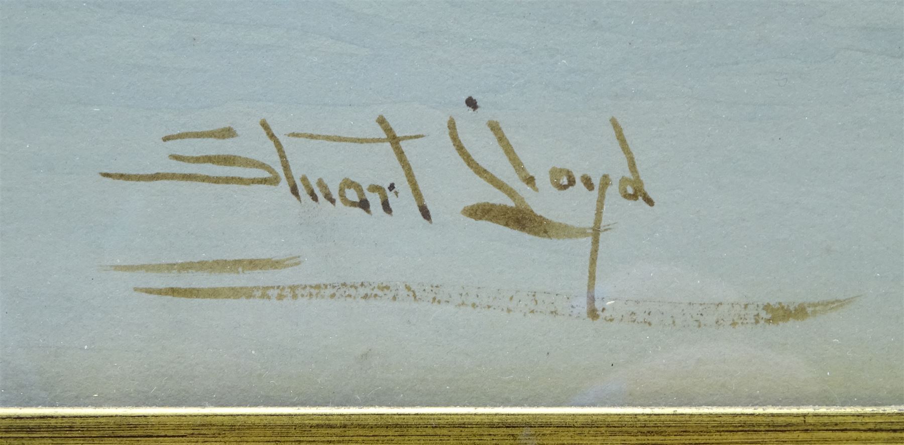 Walter Stuart Lloyd (British fl.1875-1929): Kilchurn Castle - Loch Awe Scotland, watercolour signed 49cm x 74cm