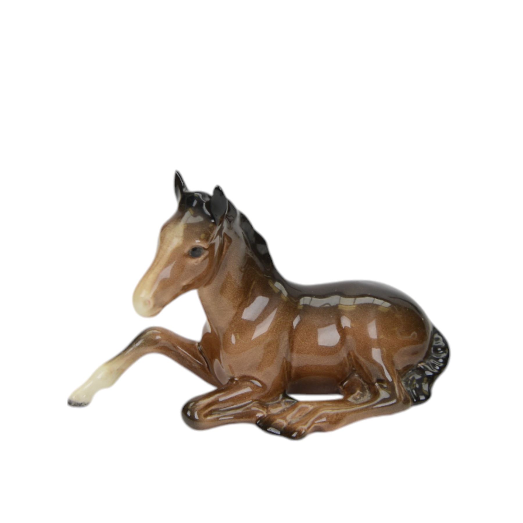 Ten Beswick horse figures, Shetland pony 1648, Foal 915, Connemara etc  