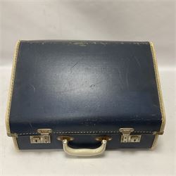 German Hohner student II compact accordion with 26 keys and 12 bass registers in a hard case With tutor