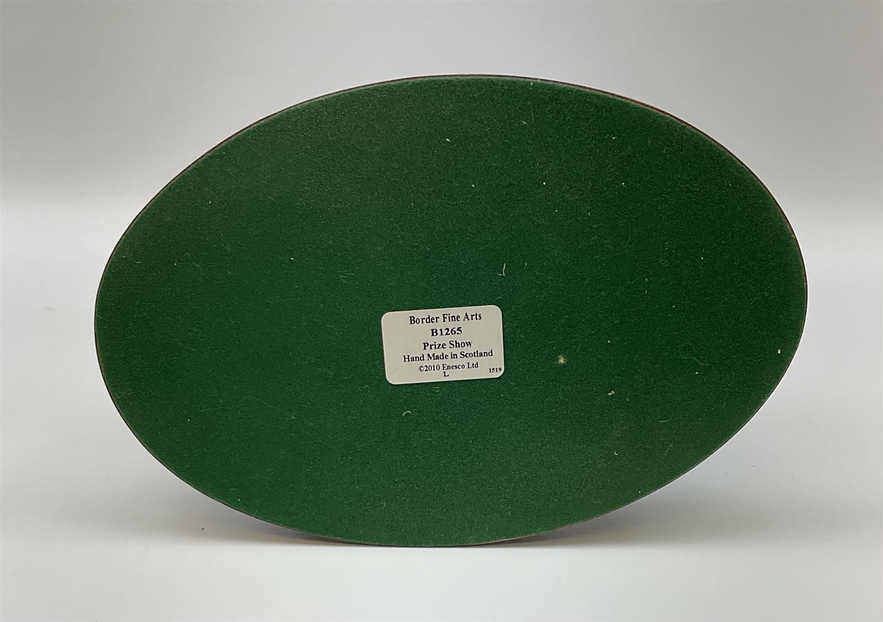 Border Fine Arts 'Prize Show' figure, model No. B1265 by Hans Kendrick, limited edition 101/350, on wood base, with certificate