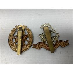 South African Army Orange Free State Artillery badge; three Commonwealth badges; and twelve Yorkshire/Lincolnshire badges including East Yorkshire, West Riding, York and Lancaster, West Yorkshire etc (16)