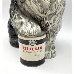 A large Beswick Dulux advertising model of an Old English Sheep dog, H31cm.