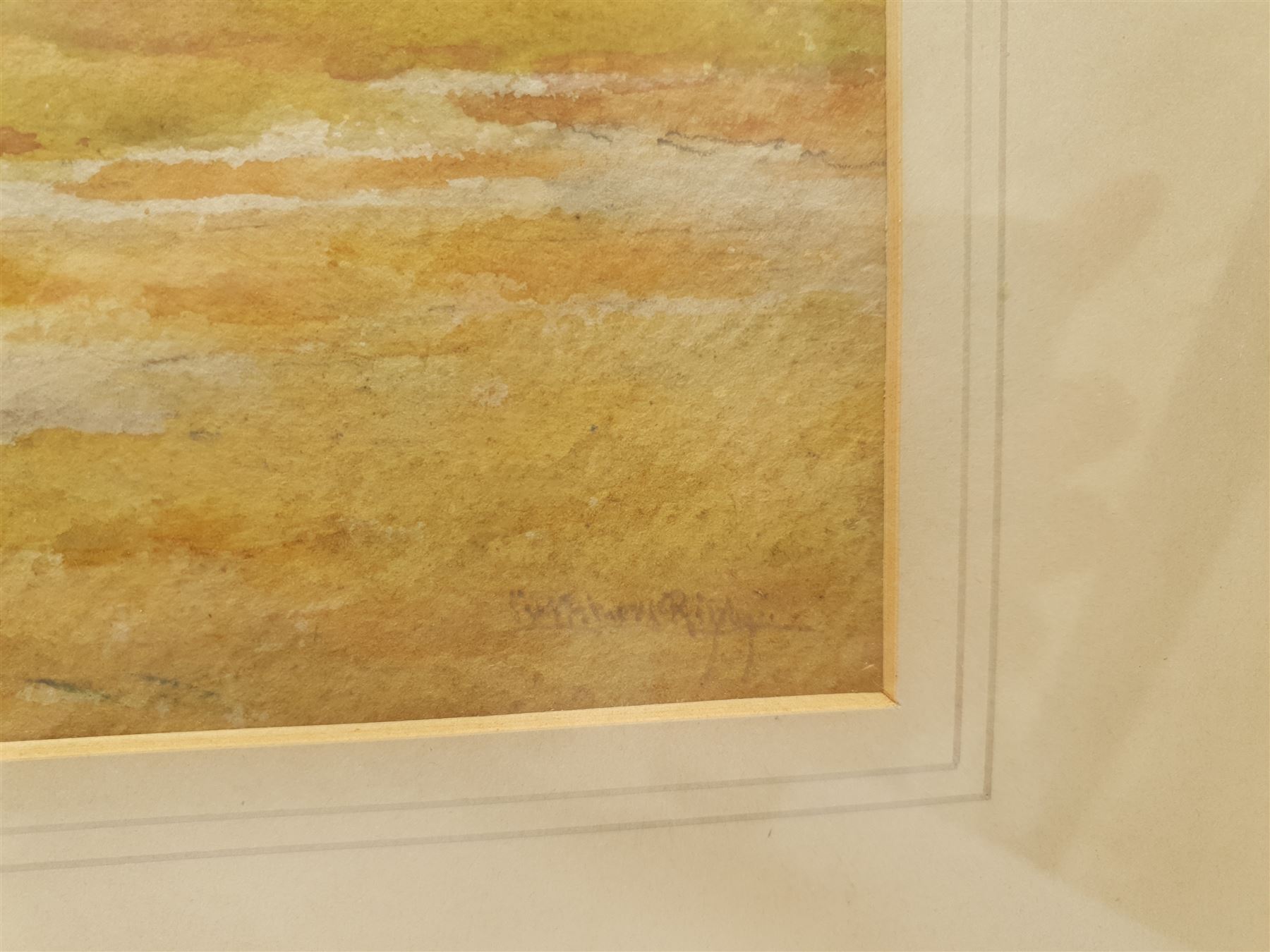 Cuthbert Rigby (British 1850-1935): Lake District Landscapes, two watercolours, one signed with indistinct monogram, the latter signed, 39cm x 54cm and 26cm x 36cm (2)