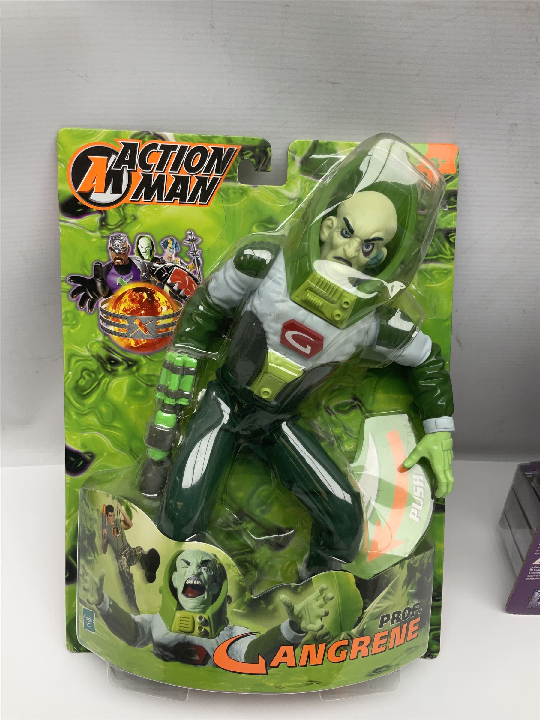 Five modern carded/boxed Action Man figures Dr. X, Prof. Gangrene