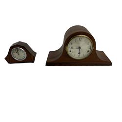 1950’s Westminster chiming clock and an eight day mantle clock