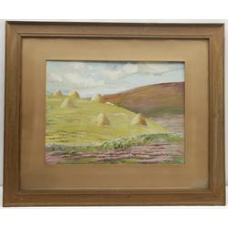 E P McIlhenney (British early 20th century): 'Bagdale Whitby - Yorkshire', watercolour signed, inscribed verso together with English School (20th century): Countryside Bridge, watercolour unsigned max 36cm x 48cm (2)