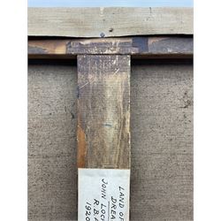 John Lochhead RBA (Scottish 1866-1921): 'Land of Happy Dreams' on the banks of the Great Ouse, oil on canvas signed, titled and dated 1920 verso 107cm x 122cm (unframed)
Notes: period newspaper cutting verso giving details of the artist's studio and referring to the 'Land of Happy Dreams' as his largest work