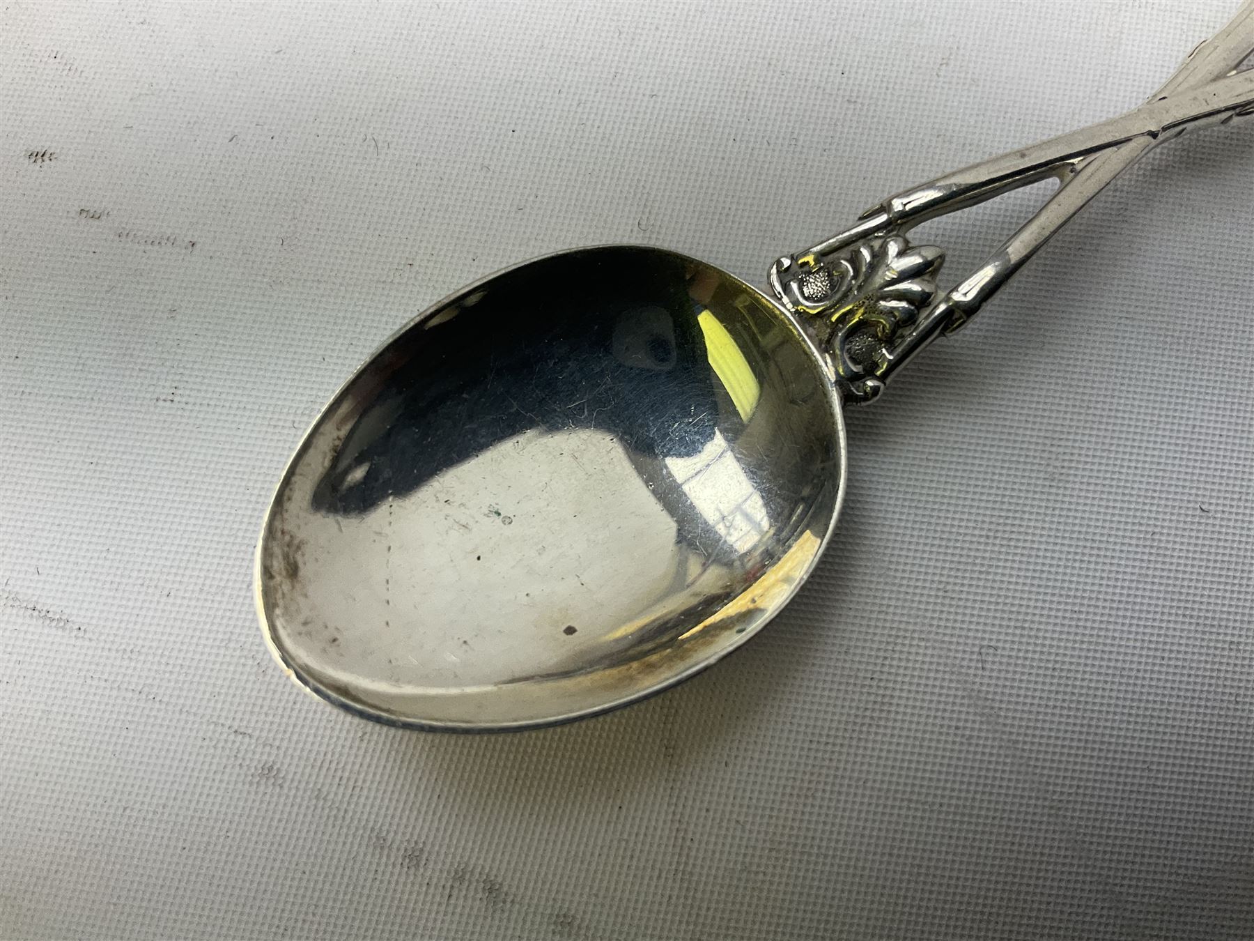 Three hallmarked silver shooting spoons including Royal Military College Rifle Club, Eastern Command S. of M. Hythe etc (3)