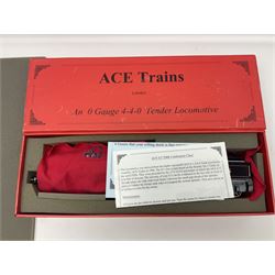 Ace Trains '0' gauge - E3 '2006 Celebration Class' 4-4-0 tender locomotive No.2006 in LMS black; boxed with original packaging and paperwork