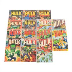 Fourteen Marvel Silver and Bronze Age 'The Incredible Hulk' comic books,  spanning years 1...