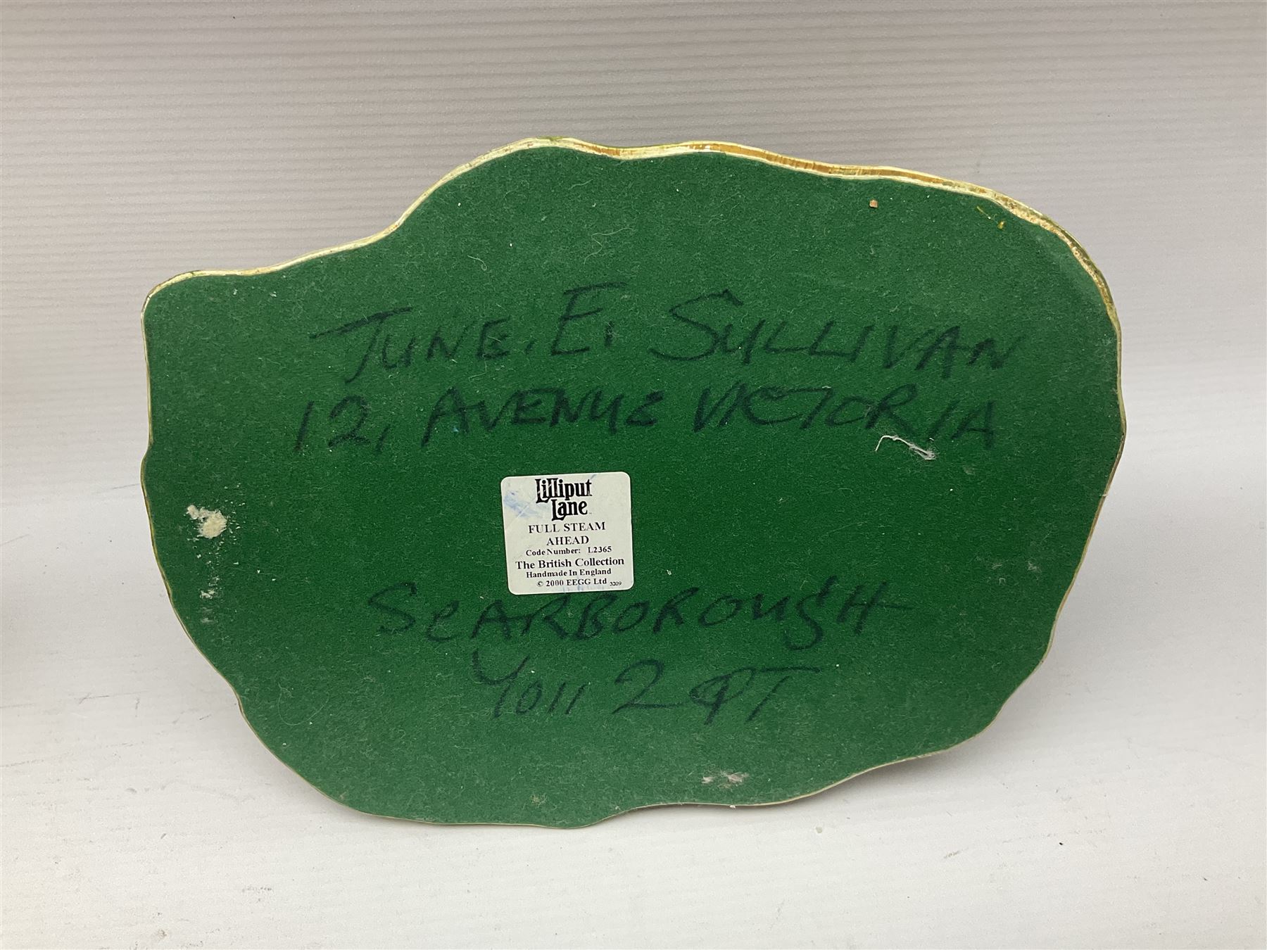 Three Lilliput Lanes, comprising Haworth Village, Homeward Bound for Christmas and Full Steam Ahead, with original boxes