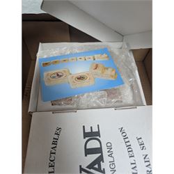 Eight boxed Wade Train Sets, including Autumn Train Gold, Winter Train Gold, Xmas Train 2002, Summer Train etc