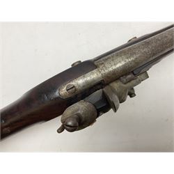 Early 19th century M.T. Wickham of Philadelphia flintlock musket, approximately .700 cal., the 104cm(41