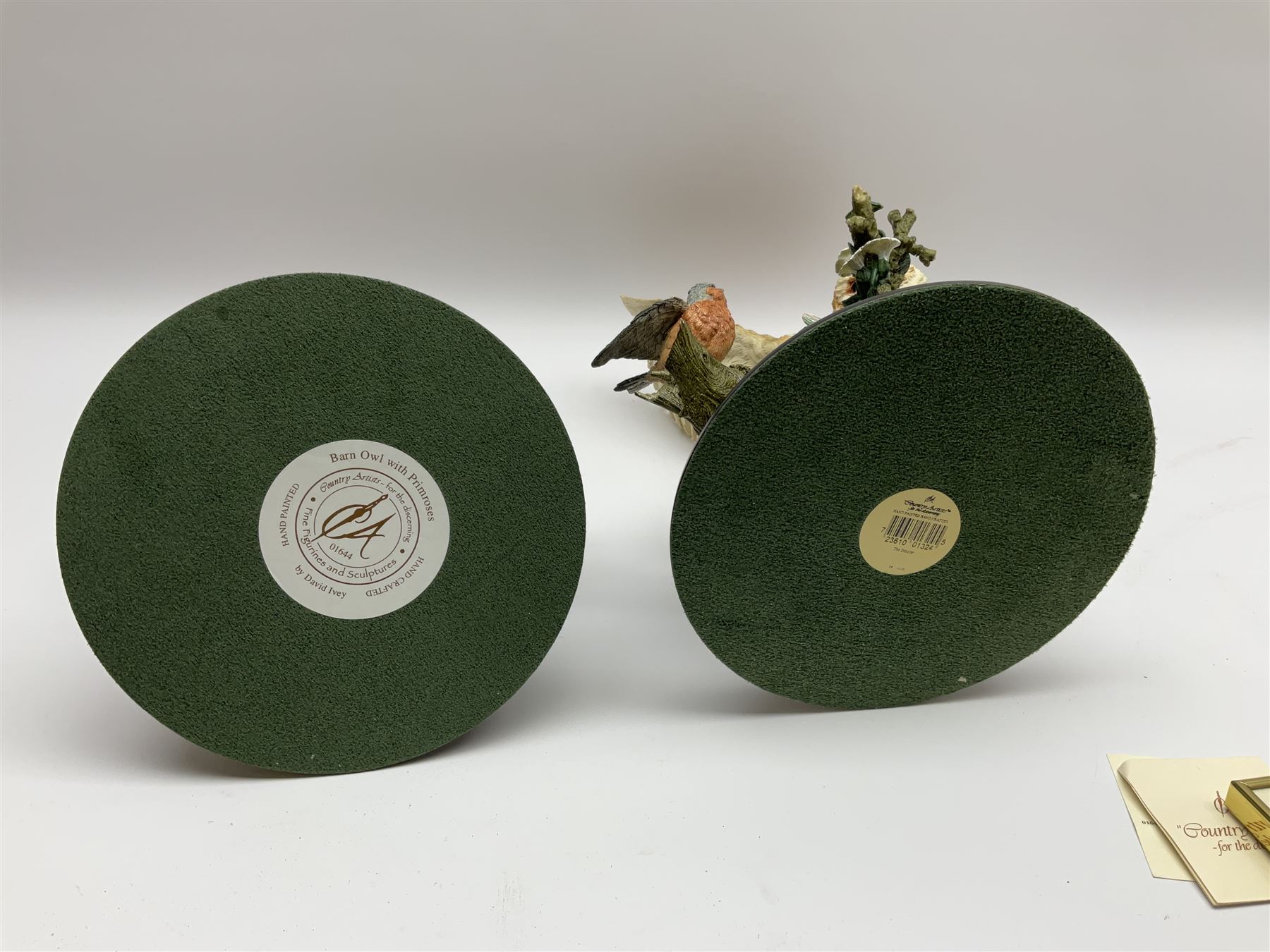 Country Artists ‘The Intruder’ by David Ivey limited edition model, along with ‘Barn Owl with Primroses’ model, with original boxes