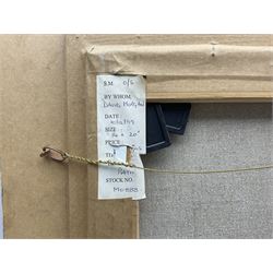 David Morgan (British 1964-): 'Bluebell Path', oil on canvas signed, titled and dated 1999 verso 34cm x 50cm
Provenance: with E Stacy-Marks, Polegate, East Sussex, Stock No.MO888, label verso